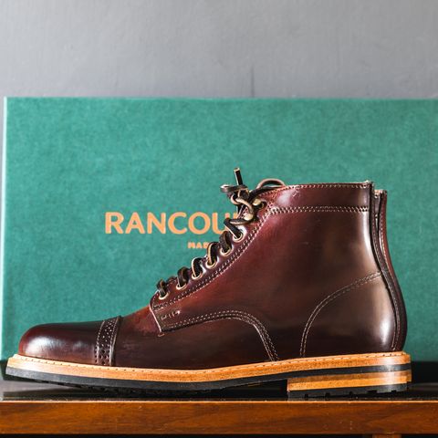 View photo of Rancourt & Co. Porter Boot in Horween Espresso Shell Cordovan