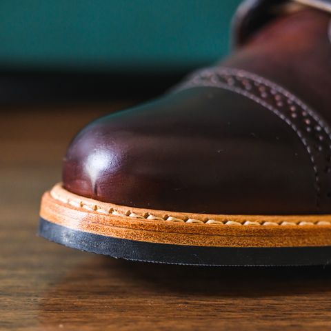 View photo of Rancourt & Co. Porter Boot in Horween Espresso Shell Cordovan