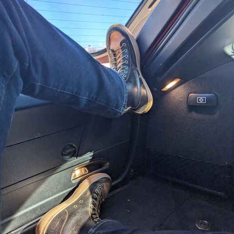 BHHB Railtown in Horween Dark Brown Waxed Flesh & Wickett & Craig Russet Traditional Harness