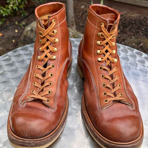 Sagara Valiant in Conceria Cloe Crust Shell Cordovan