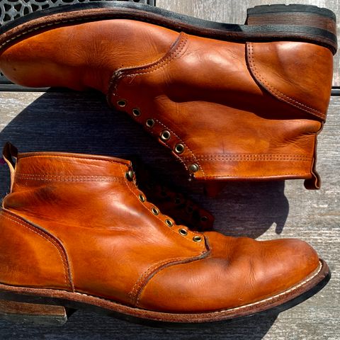 Mark Albert Outrider Boot in Wickett & Craig Natural Veg Tan