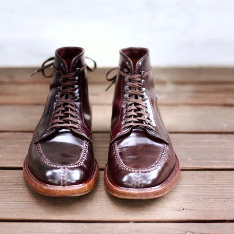 View photo of Alden Tanker Boot in Horween Color 8 Shell Cordovan