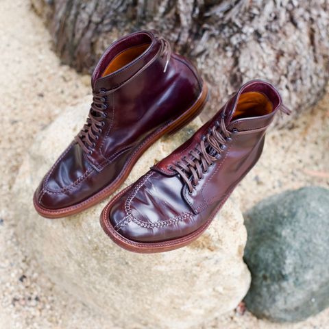 View photo of Alden Tanker Boot in Horween Color 8 Shell Cordovan