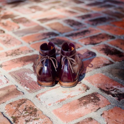 View photo of Alden Tanker Boot in Horween Color 8 Shell Cordovan