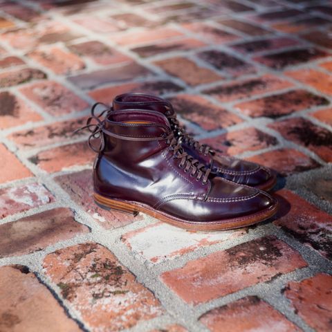 View photo of Alden Tanker Boot in Horween Color 8 Shell Cordovan