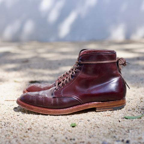 View photo of Alden Tanker Boot in Horween Color 8 Shell Cordovan