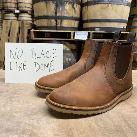 Red Wing Weekender Chelsea in S.B. Foot Copper Rough and Tough