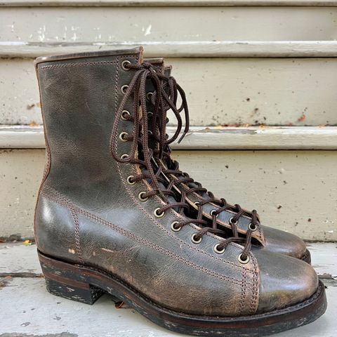 Willie's Handmade Boots Monkey Boot in Conceria Walpier Black Burro Whiskey