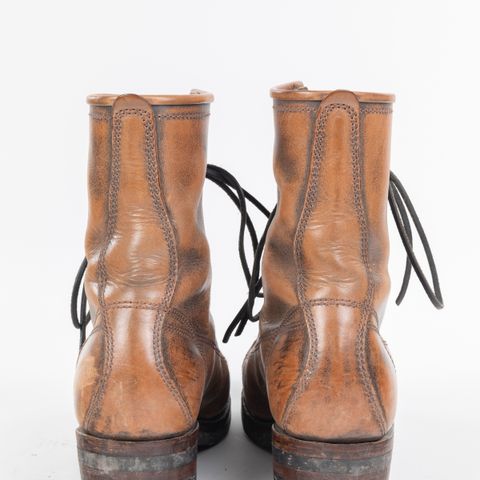 View photo of Willie's Handmade Boots Monkey Boot in Conceria Walpier Black Burro Whiskey