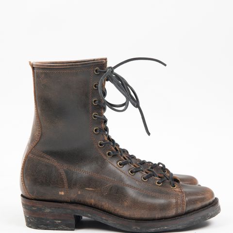 Willie's Handmade Boots Monkey Boot in Conceria Walpier Black Burro Whiskey