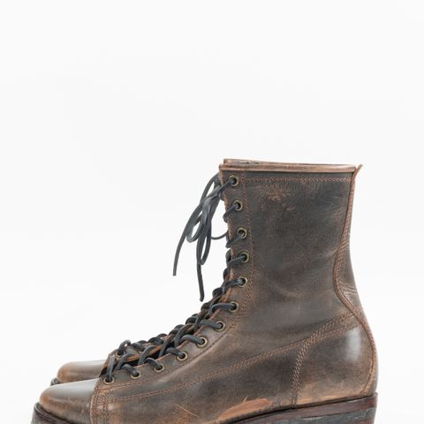 Willie's Handmade Boots Monkey Boot in Conceria Walpier Black Burro Whiskey