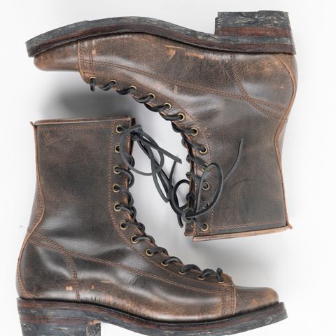 Willie's Handmade Boots Monkey Boot in Conceria Walpier Black Burro Whiskey