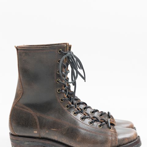 Willie's Handmade Boots Monkey Boot in Conceria Walpier Black Burro Whiskey