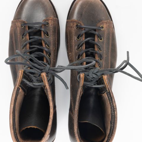 Willie's Handmade Boots Monkey Boot in Conceria Walpier Black Burro Whiskey