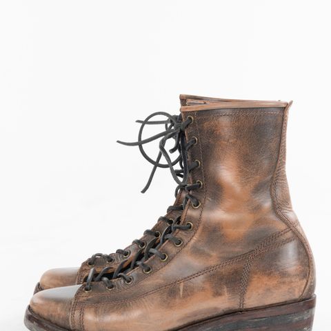 Willie's Handmade Boots Monkey Boot in Conceria Walpier Black Burro Whiskey