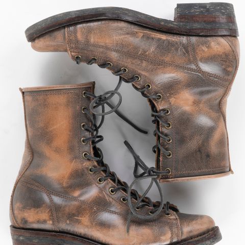 Willie's Handmade Boots Monkey Boot in Conceria Walpier Black Burro Whiskey