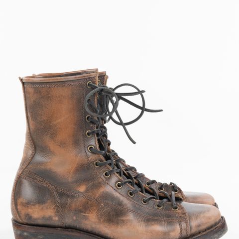 Willie's Handmade Boots Monkey Boot in Conceria Walpier Black Burro Whiskey