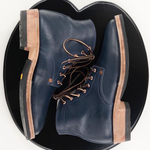 Endurance Leather Co. Unlisted Model in Conceria Puccini Attilio Navy Koala