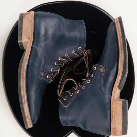 Endurance Leather Co. Unlisted Model in Puccini Attilio Navy Koala