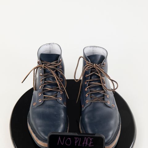 Endurance Leather Co. Unlisted Model in Conceria Puccini Attilio Navy Koala