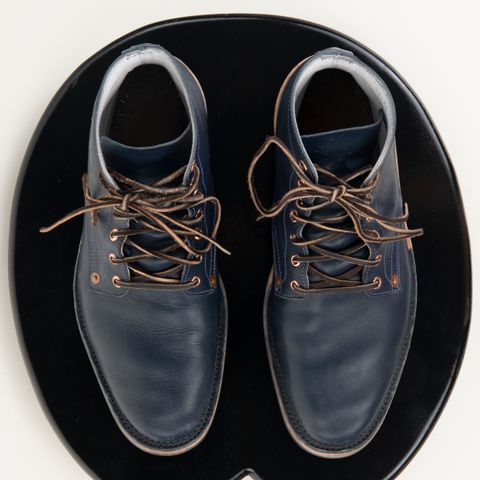 Endurance Leather Co. Unlisted Model in Conceria Puccini Attilio Navy Koala