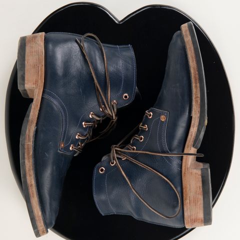 Endurance Leather Co. Unlisted Model in Conceria Puccini Attilio Navy Koala