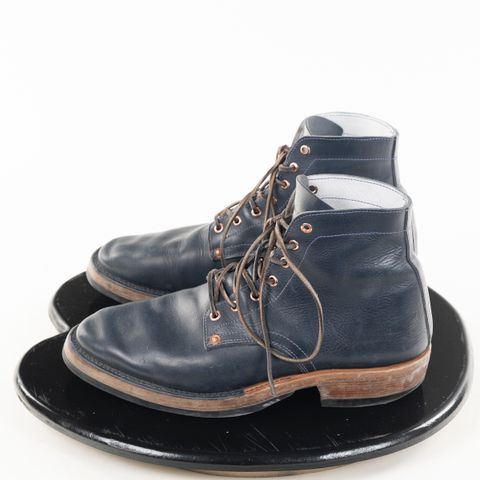 View photo of Endurance Leather Co. Unlisted Model in Conceria Puccini Attilio Navy Koala