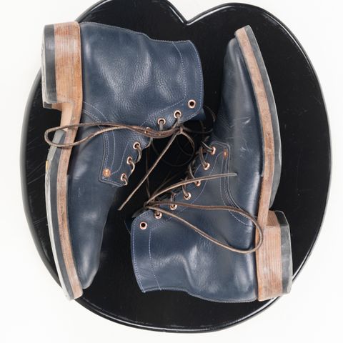 View photo of Endurance Leather Co. Unlisted Model in Conceria Puccini Attilio Navy Koala