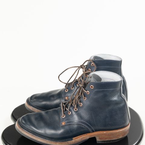 View photo of Endurance Leather Co. Unlisted Model in Conceria Puccini Attilio Navy Koala