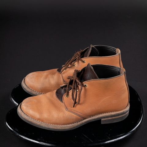 View photo of Wesco Unlisted Model in Horween Natural Essex