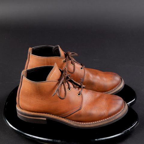 View photo of Wesco Unlisted Model in Horween Natural Essex