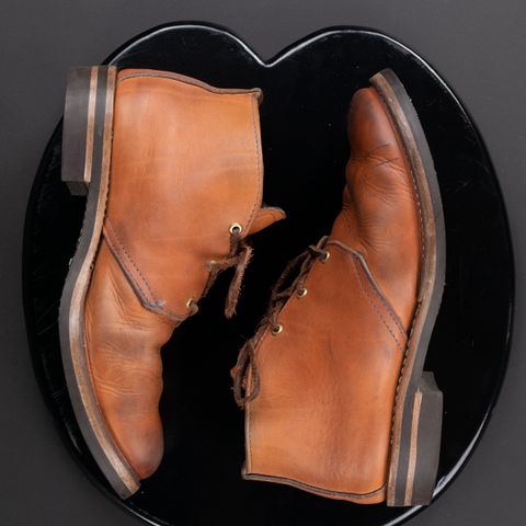 View photo of Wesco Unlisted Model in Horween Natural Essex