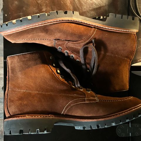 Allen Edmonds Freeport in Snuff Brown Weatherproof Suede