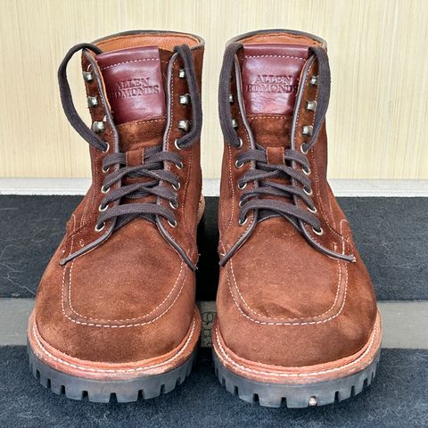 Allen Edmonds Freeport in Snuff Brown Weatherproof Suede