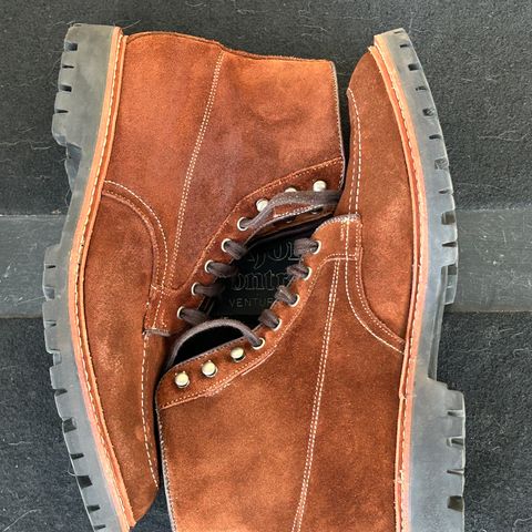 Allen Edmonds Freeport in Snuff Brown Weatherproof Suede