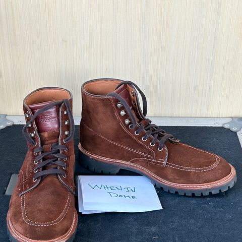 Allen Edmonds Freeport in Snuff Brown Weatherproof Suede