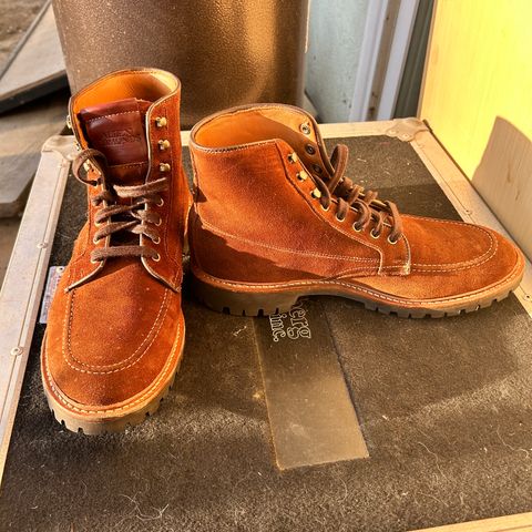 Allen Edmonds Freeport in Snuff Brown Weatherproof Suede