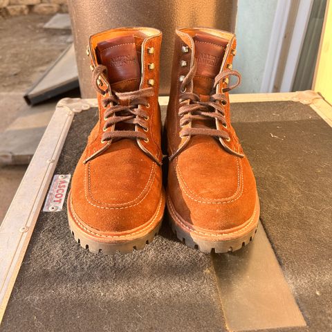 Allen Edmonds Freeport in Snuff Brown Weatherproof Suede