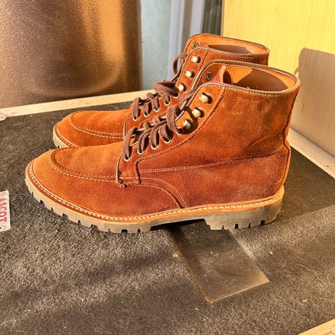Allen Edmonds Freeport in Snuff Brown Weatherproof Suede
