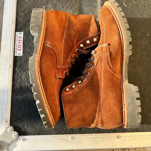 Allen Edmonds Freeport in Snuff Brown Weatherproof Suede