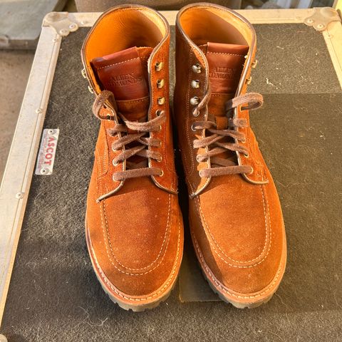 Allen Edmonds Freeport in Snuff Brown Weatherproof Suede