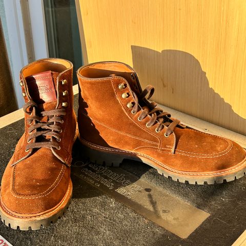 Allen Edmonds Freeport in Snuff Brown Weatherproof Suede