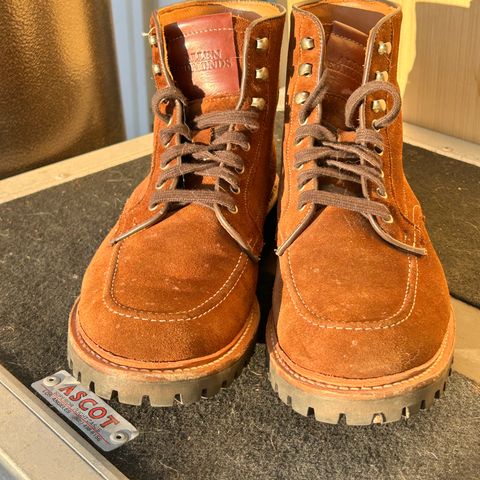 Allen Edmonds Freeport in Snuff Brown Weatherproof Suede