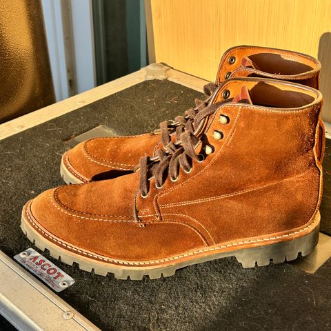 Allen Edmonds Freeport in Snuff Brown Weatherproof Suede