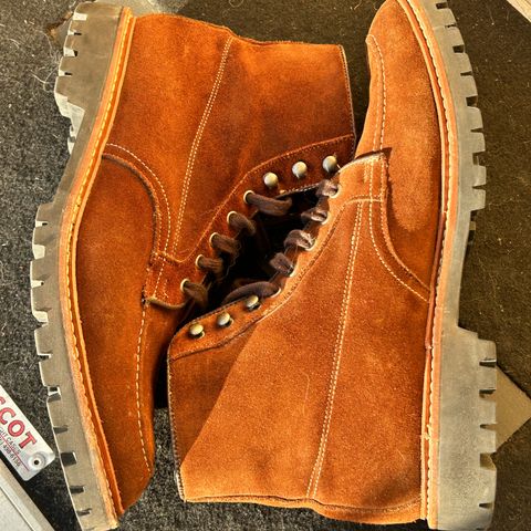 Allen Edmonds Freeport in Snuff Brown Weatherproof Suede