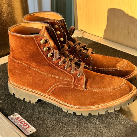 Allen Edmonds Freeport in Snuff Brown Weatherproof Suede