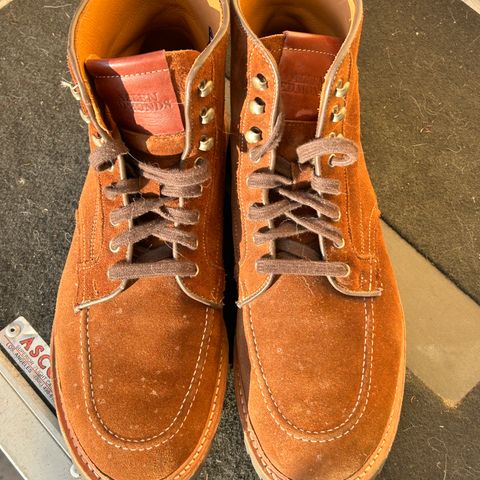 Allen Edmonds Freeport in Snuff Brown Weatherproof Suede