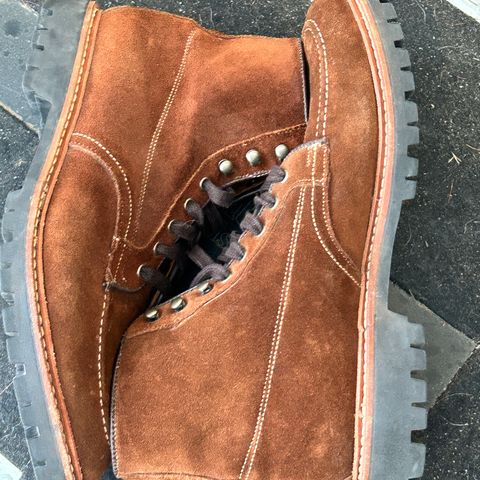 Allen Edmonds Freeport in Snuff Brown Weatherproof Suede