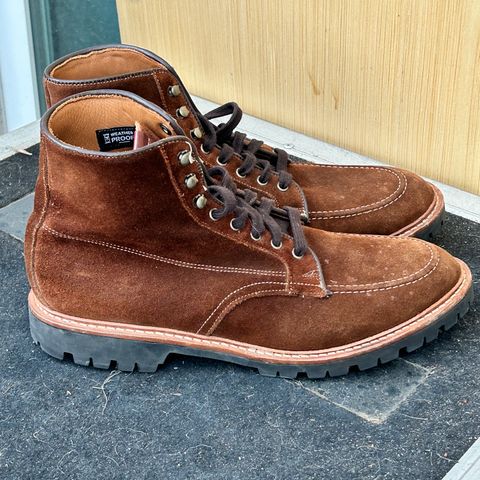 Allen Edmonds Freeport in Snuff Brown Weatherproof Suede