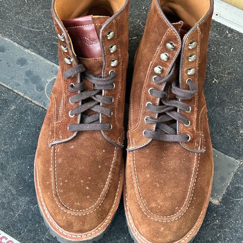 Allen Edmonds Freeport in Snuff Brown Weatherproof Suede